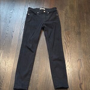Madewell 9” High Rise Skinny Black Women's Jeans